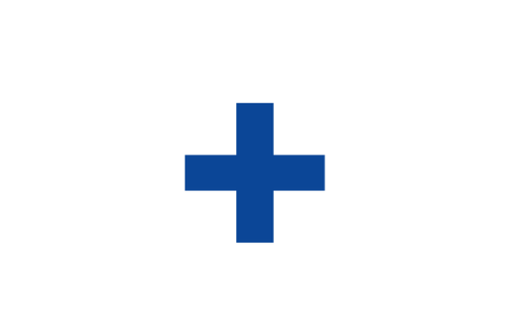 Blaues Pluszeichen